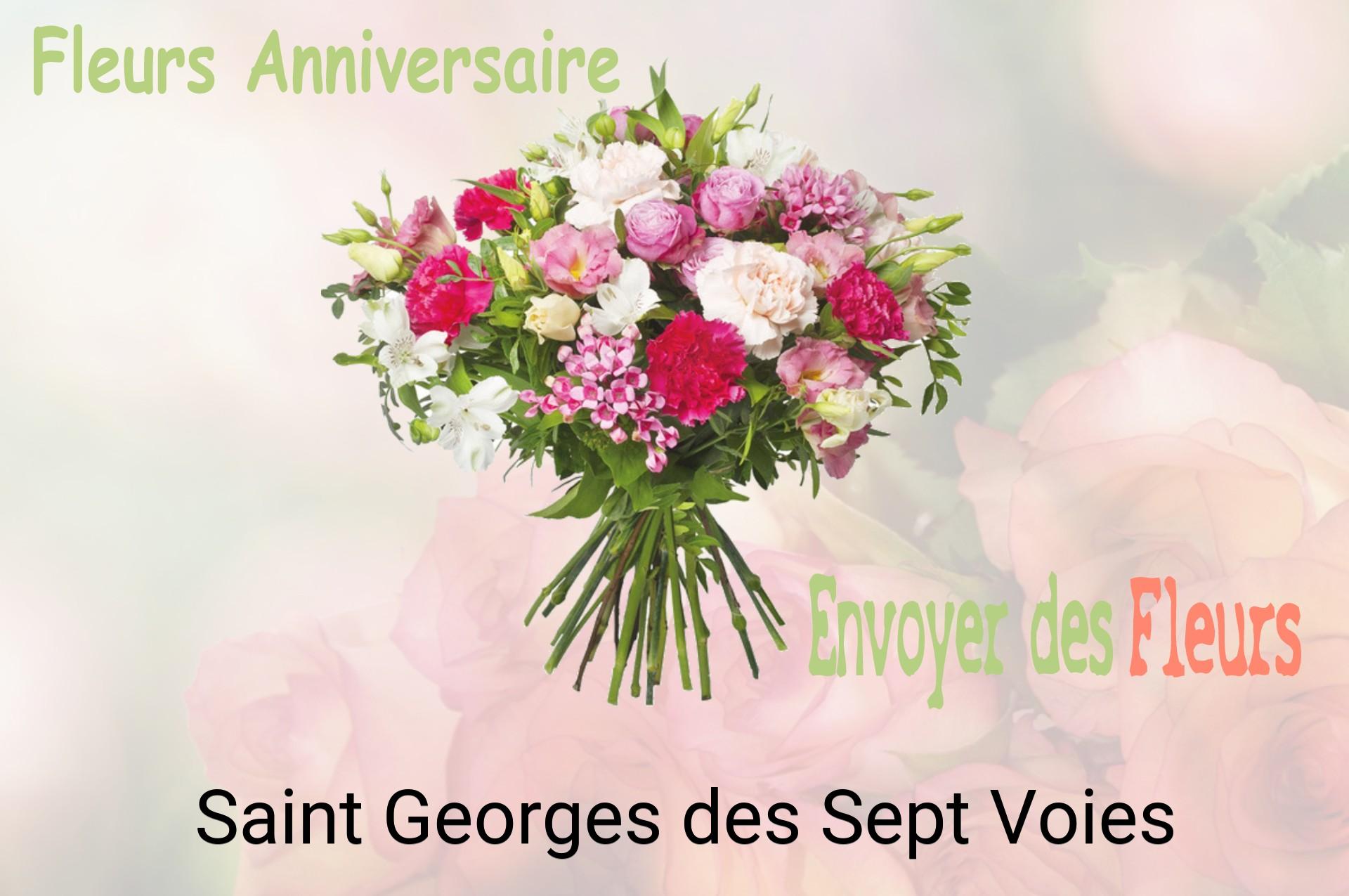 Bouquet de fleurs d’anniversaire livré à Saint-Georges-des-Sept-Voies