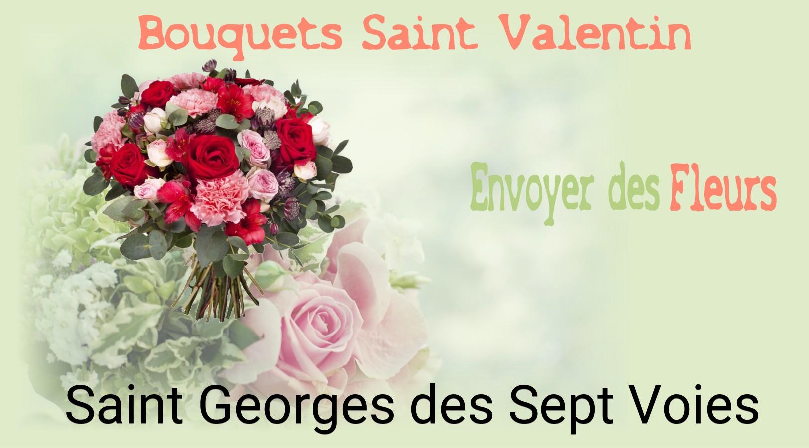 Roses de Saint-Valentin livrées à Saint-Georges-des-Sept-Voies